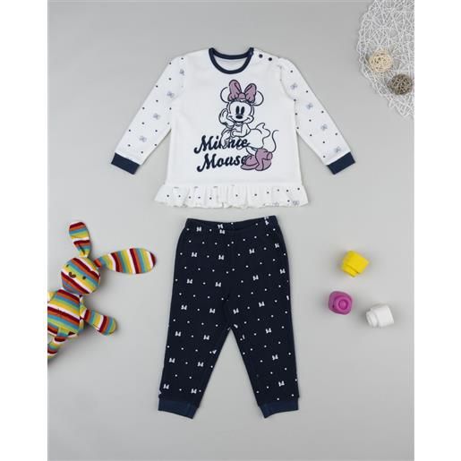 Prénatal pigiama bimba bianco/nero minnie