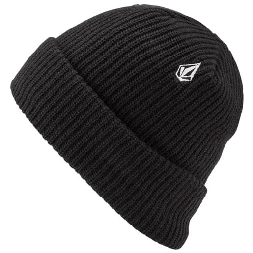 Volcom sweep lined skull fit snow beanie berretto da uomo, nero, s4, taglia unica, nero s4, taglia unica