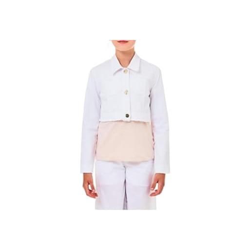 Liu Jo Jeans liu jo giacca stretch in denim bianco (it, età, 10 anni, regular, bambina, bianco)