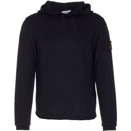 Premiata maglione con applicazione - nero