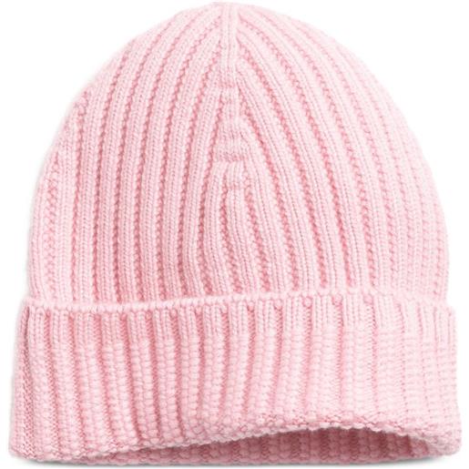 Barrie berretto a coste - rosa