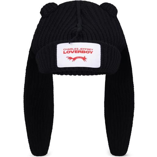 Charles Jeffrey Loverboy berretto con applicazione - nero