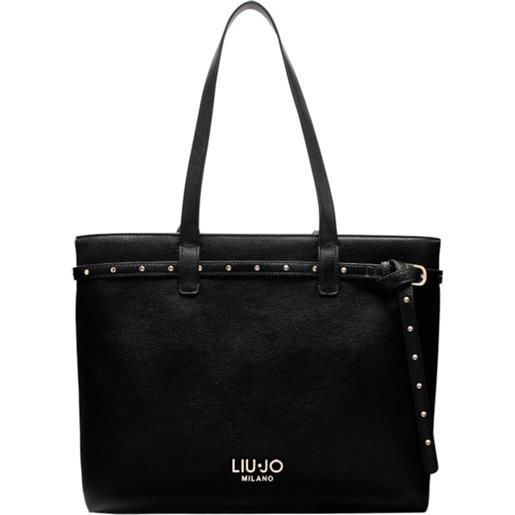 Liu.Jo Pelletteria liu. Jo af5135 e0058 - borsa shopping con borchie
