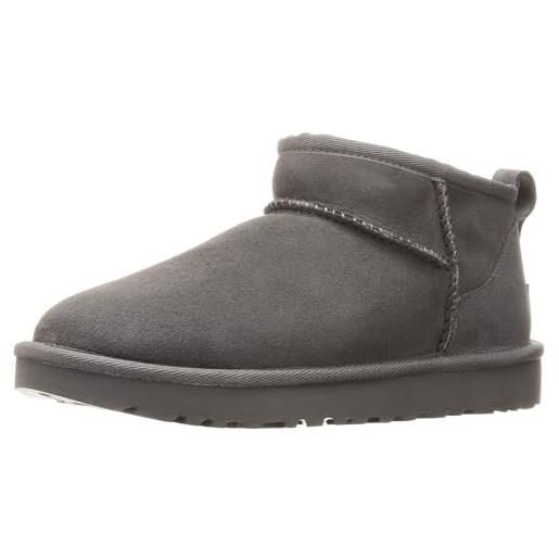 UGG classic ultra mini, stivali da neve donna, grigio, 41 eu