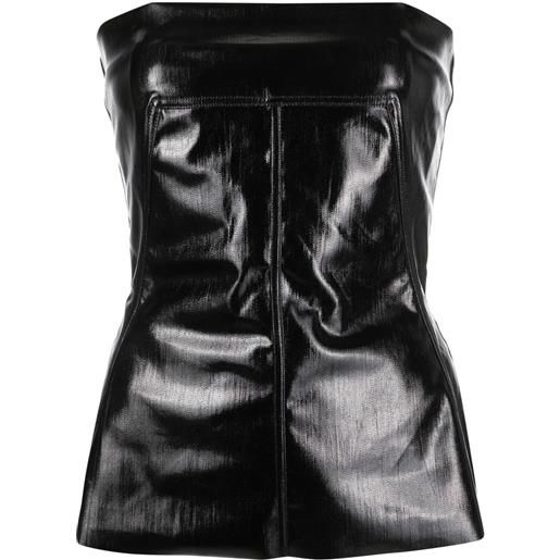 Rick Owens bustino senza spalline - nero