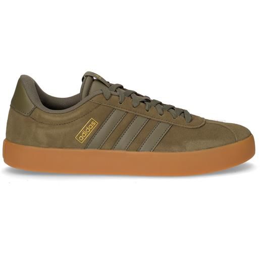 ADIDAS vl court 3.0 sneaker in ecopelle scamosciata verde oliva - uomo - verde oliva