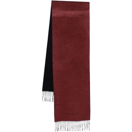 Corneliani sciarpa bicolore - rosso