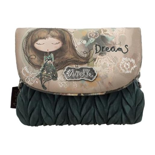 Anekke borsa real coin purse with flap multicolor multicolore