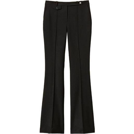 TWINSET pantaloni svasati - nero