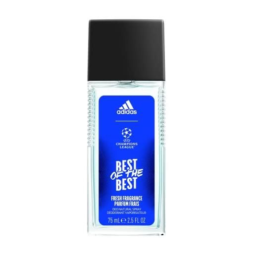 adidas uefa best of the best deodorante per il corpo da uomo profumato 75 ml
