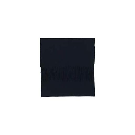CASH-MERE.CH pashmina | sciarpa elegante alla moda in cachemire al 100% (nero, 30cm x 164cm + 8cm x 2 frangia)