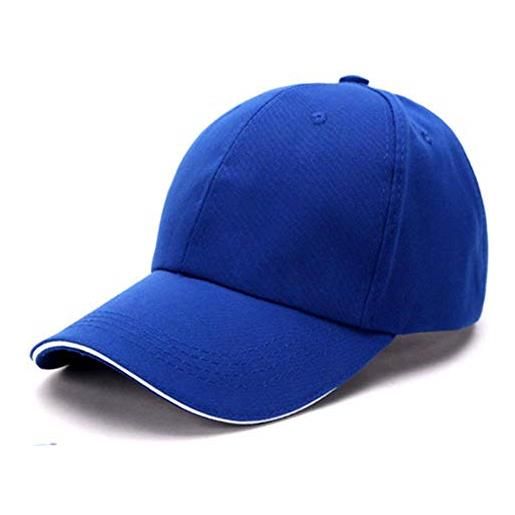 UKKD cappellino da baseball baseball cap uomo donna snapback hats cappelli per gli uomini uniti osso duro bianco caps planas gorras baseball, blu scuro
