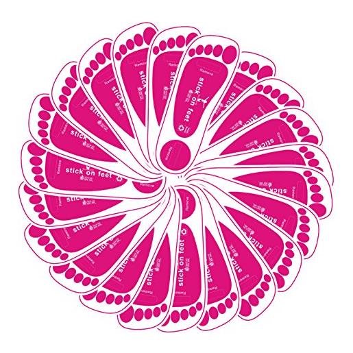 Reneebeautytan 120 pairs (240feets total) disposable pink sticky feet