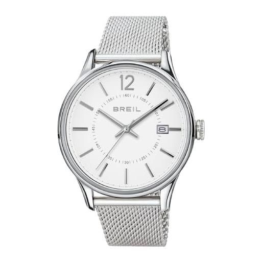 BREIL Orologio Uomo Collezione Opaca - Quarzo, Acciaio, Impermeabile 50m, Quadrante Multifunzione