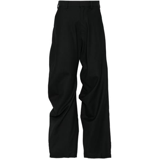 Charles Jeffrey Loverboy pantaloni a vita alta - nero