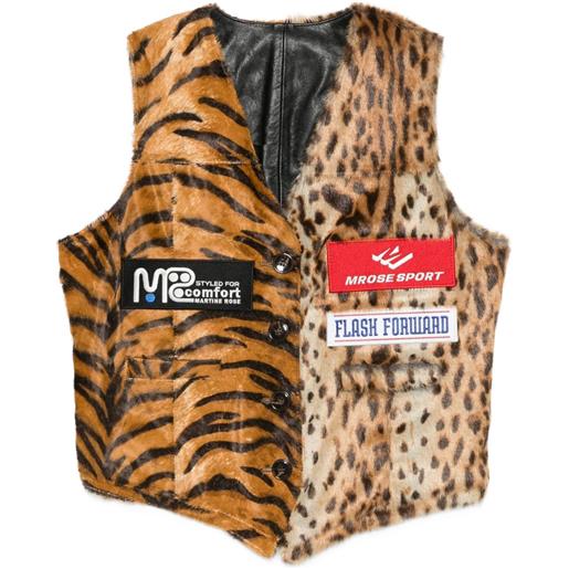 Martine Rose gilet reversibile - marrone