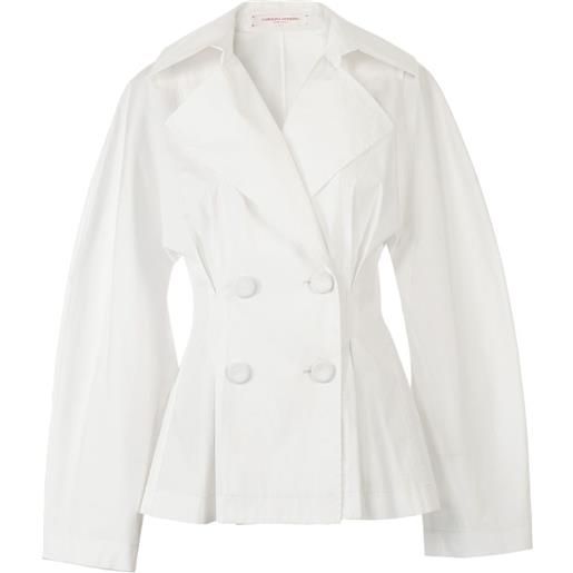 Carolina Herrera camicia doppiopetto - bianco
