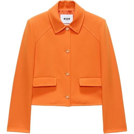 MSGM giacca crop - arancione