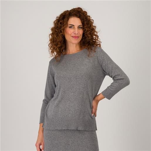Hekla & Co maglia girocollo con cashmere e cotone
