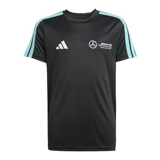adidas bambino mercedes - amg petronas formula one team dna tee youth, black/white, 13-14 years