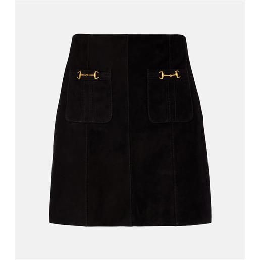 Rixo minigonna wiley in suede