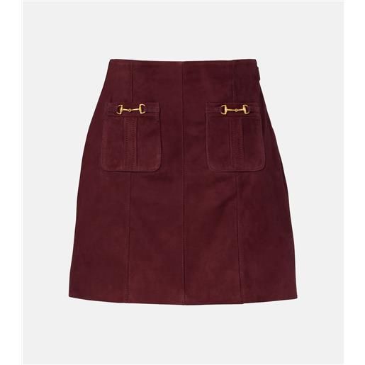 Rixo minigonna wiley in suede