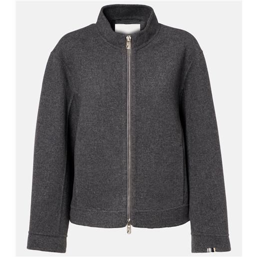 Extreme Cashmere bomber motor in lana e cashmere
