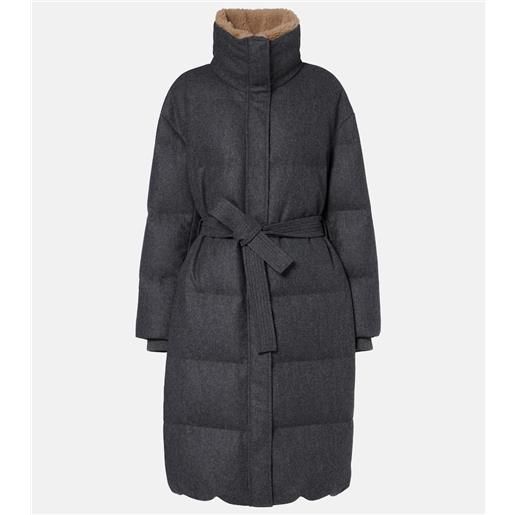 Brunello Cucinelli piumino in lana vergine