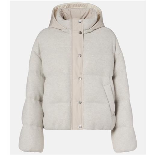 Brunello Cucinelli piumino in misto cashmere
