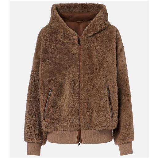 Brunello Cucinelli giacca in shearling e cashmere