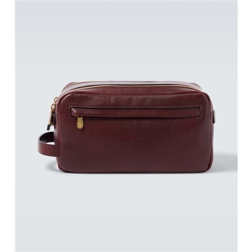 Brunello Cucinelli beauty case in pelle