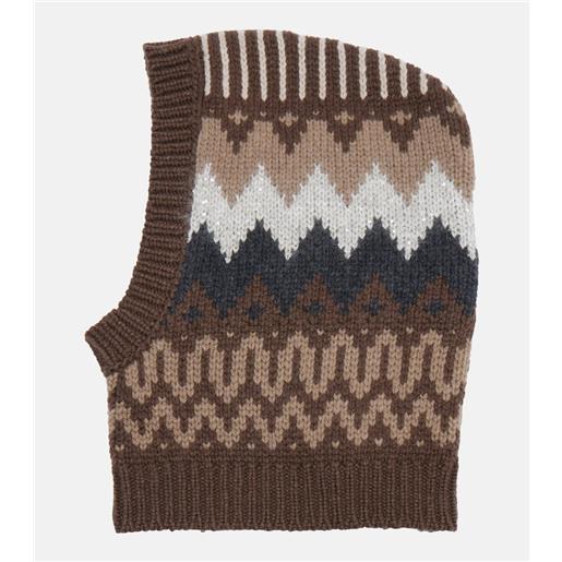 Brunello Cucinelli cappuccio in cashmere