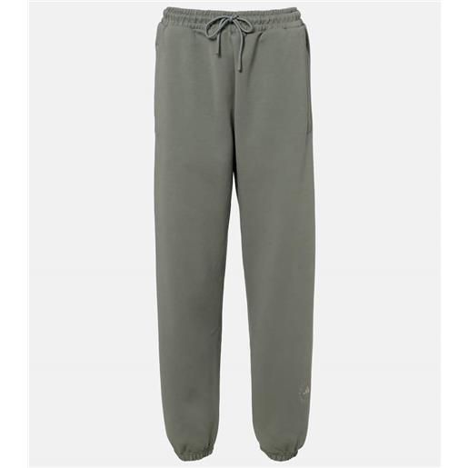 Adidas by Stella McCartney pantaloni sportivi in pile di misto cotone