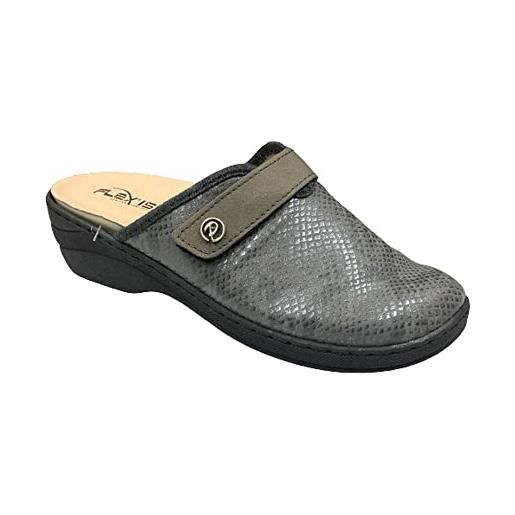 generico pantofole invernale donna patrizia azzi regolabili con strappo, plantare estraibile in vera pelle con suola ultra leggera comoda e flessibile realizzate con materiale ecosostenibile