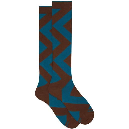 GALLO calza lunga maxi rombo