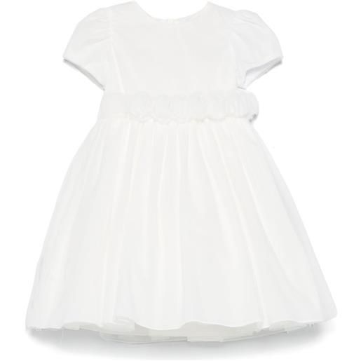 Il Gufo abito con ruches - bianco