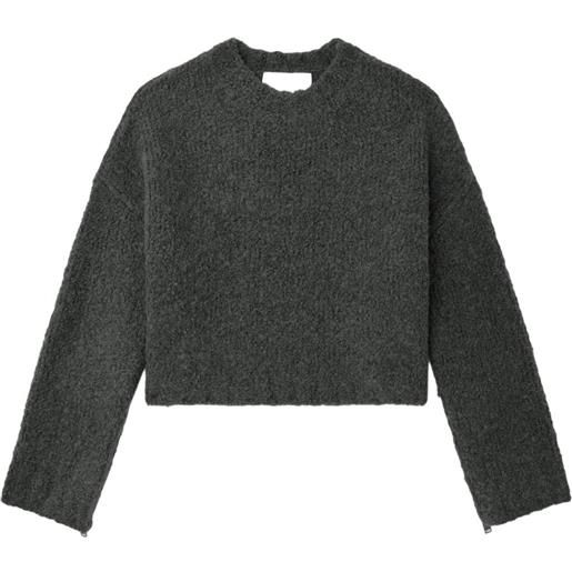 3.1 Phillip Lim maglione con zip - grigio