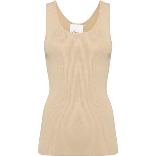 3.1 Phillip Lim canotta a coste - toni neutri