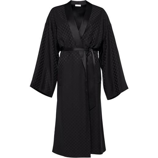 ERES vestaglia mondaine jacquard - nero