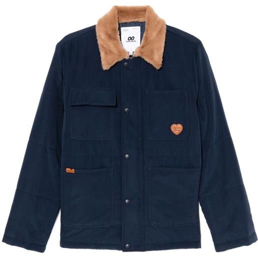 CHOCOOLATE giacca con applicazione logo - blu