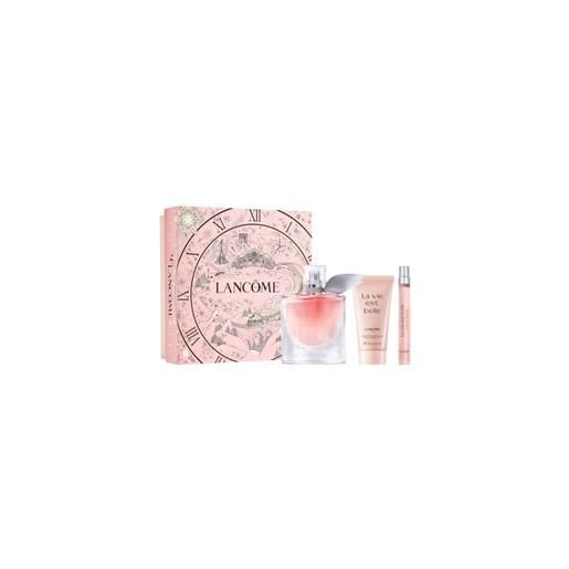 LANCÔME la vie est belle 50 ml edp set (+ edp 10 ml + bodylotion) set di fragranze 1 pz. 