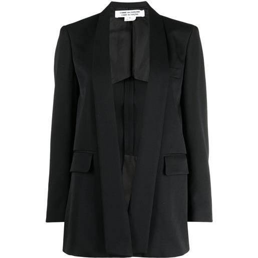 Comme Des Garçons Comme Des Garçons blazer aperto - nero