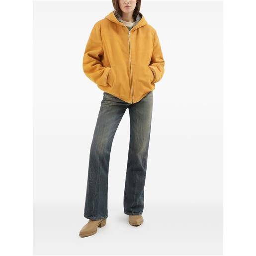 1989 STUDIO giacca con cappuccio e zip - giallo