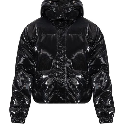 Ea7 Emporio Armani piumino con cappuccio - nero