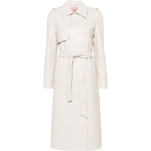 TWINSET trench cerato - toni neutri