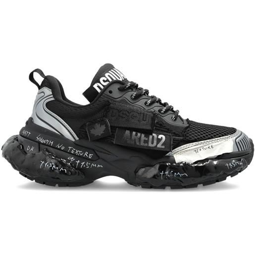 DSQUARED2 sneakers con logo - nero