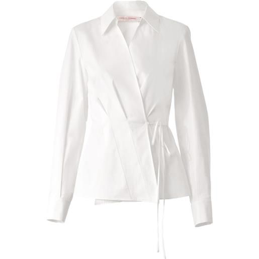 Carolina Herrera camicia a portafoglio - bianco