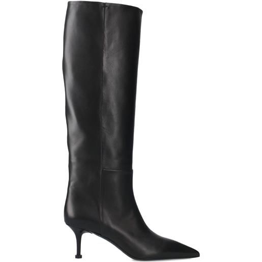 Premiata stivali a punta 65mm - nero