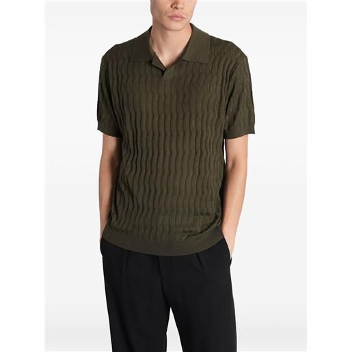 Emporio Armani polo a maniche corte - verde