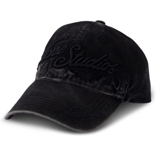 Acne Studios cappello da baseball con ricamo - nero